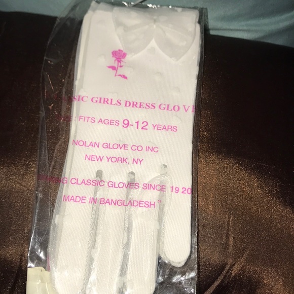2for15 NWT girls white formal gloves - Picture 2 of 4